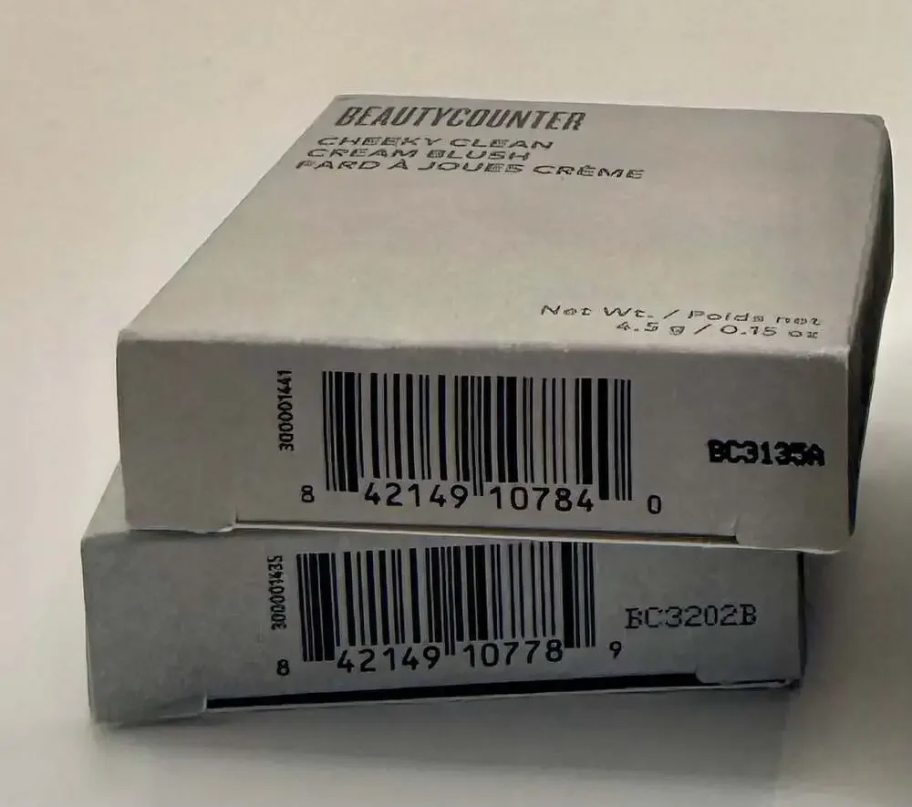 2 pack! NIB***Beautycounter Cheeky Clean Cream Blush in Chai and Goji
